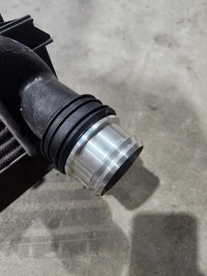 6061 CNC Intercooler adapter 2.5" BMW E82 E90 E91 E92 E93 135i 335i 335xi 335d - Image 1 of 4