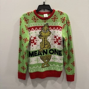 The Grinch "Mean One" Ugly Christmas Sweater Size M Holiday Festive long sleeve - Picture 1 of 3