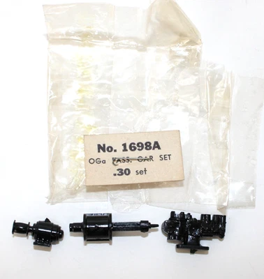 Juego de válvulas/freno de coche de pasajeros Varney 1698A escala O vintage nuevo en paquete Foto 1 de 2