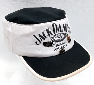 CAPPELLO BERRETTO VINTAGE JACK DANIELS OLD 7 WHISKY PITTORI PIATTI COREA SNAP BACK & SPILLE - Foto 1 di 11