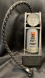 VTG Portable Handy Air Tires Wheel Care Toys Equipment Foot Pump W-2037 w Gauge - Picture 1 of 13