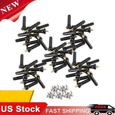 TPMS Valve Stem For 20008 50X Service Kit 50pcs Rubber Rebuild Kbjbdacoafulnjkzz - Image 1 of 4