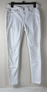 TRUE RELIGION "SKINNY" - White Denim, Damen Stretch, 5.Pkt Jeans (28×29) - Bild 1 von 21