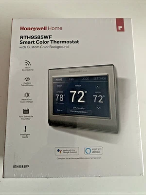 Honeywell RTH9585WF Smart Color Thermostat with Custom Color Background NEW - Image 1 of 4