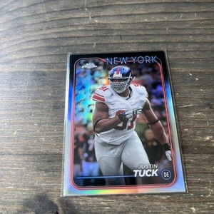 2024 Topps Chrome - Justin Tuck #142 Refractor - Picture 1 of 4