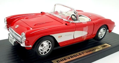 Road Legends 1/18 Scale Diecast 92018 - Chevrolet Corvette 1957 - Red/White - Image 1 of 4