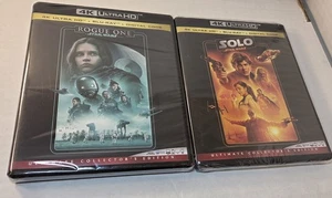 Solo: A Star Wars Story / Rogue One (4K/Blu-ray)-NEW-Box Shipping with Tracking - Picture 1 of 6