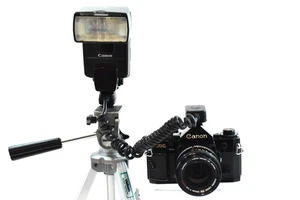Tested Works! Genuine Canon Off Camera Hot Shoe Cord - Picture 1 of 5