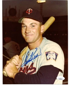 Twins HOF Harmon Killebrew Signed Autographed Signed 8x10 Photo JSA COA CB97551 - Picture 1 of 1