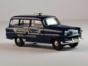 BREKINA Opel Olympia-Rekord Dachser Spedition dunkelblau (20218) OVP 1:87 - Bild 1 von 17