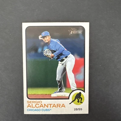 2022 Topps Heritage #419 Sergio Alcántara - Image 1 of 2