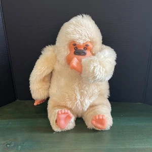 Vintage RUSS Gonga Monkey Gorilla 1980s Stuffed Animal Toy 7” Cream Taiwan - Picture 1 of 14