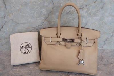 HERMES Birkin 30 Veau Swift Handbag Tabac Camel Square M (2009) - Image 1 of 4