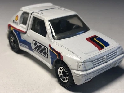De colección 3 pulgadas 1983 Peugeot 205 Turbo 16 Matchbox 1/64 Diecast Reacondicionado Suelto Foto 1 de 4