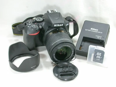 Nikon D3500 DSLR + Nikon DX AF-P NIKKOR 18-55mm F3.5-5.6G Lens No. 6104466 - Image 1 of 4