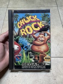 Chuck Rock Sega CD Blockbuster Good Condition
