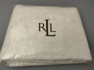 Ralph Lauren Palm Harbor acolchado blanco farsa europea Foto 1 de 4
