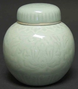 Dynasty Gallery Celadon Giftware Ginger Jar-Medium - No Box 5558501 - Picture 1 of 1