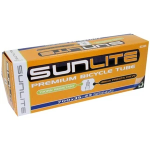 Sunlite 700c 48mm Presta Valve 700x35-43c Thorn Resistant Inner Tube - Picture 1 of 1