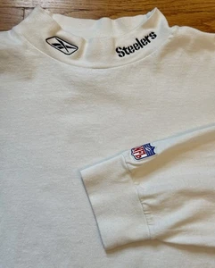 Vintage 90s Large Pittsburgh Steelers Reebok Long Sleeve Pullover Shirt - Bild 1 von 8