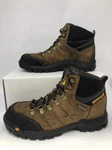 Calzado Gato Para Hombre Umbral Impermeable Puntera de Acero Bota de Trabajo Marrón Real Talla 9... - Imagen 1 de 7