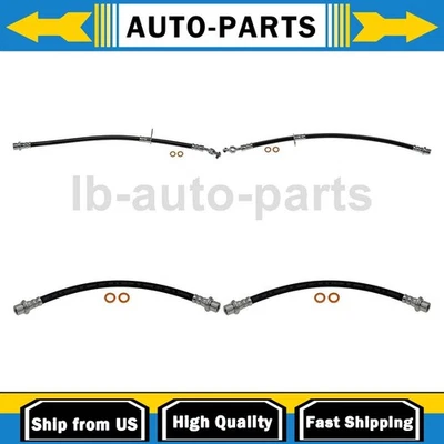 For Geo Prizm 1993-1997 Dorman - First Stop 4x Front Rear Brake Hose Line - Image 1 of 4