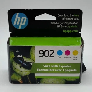 New HP 902 T0A38AN Yellow, Cyan and Magenta Ink Cartridge - Picture 1 of 2