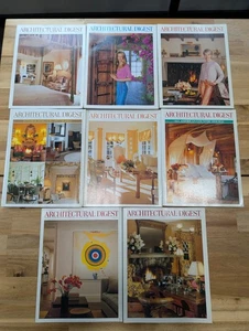 Architectural Digest Magazine Lot of 8 - 1999, Celebrities Homes - Foto 1 di 9