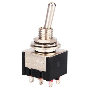 Mini interruptor basculante 3A, interruptor 2 posiciones 2 polos 6 contactos, mini interruptor - Imagen 1 de 2