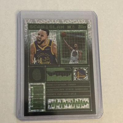Objetivo de baloncesto Topps Steph Curry 2025-26 escaneo y golpeado/50 Stephen Curry Foto 1 de 3