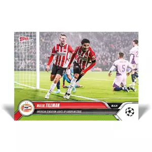 Topps NOW UCL 2024-25 - Card 035 - Malik Tillman - PSV Eindhoven - Bild 1 von 2