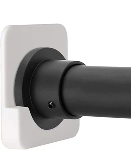 Adhesive Shower Rod Tension Holder | Mount Retainer for Wall | No Drilling | Sti - Picture 1 of 12