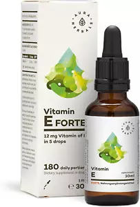 Vitamin E Öl Forte 30ml Hochdosiert 100% Natürlich Vegan Hohe Bioverfügbarkeit - Bild 1 von 12