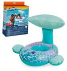 Swimways Sun Canopy Baby Boat, Inflatable Baby Pool Float & Swimming Mermaid