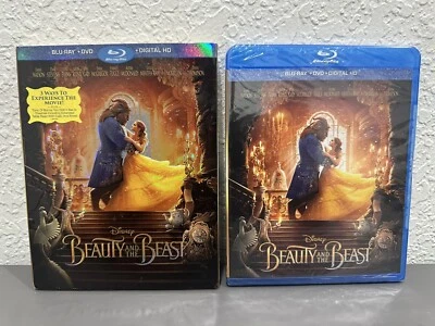 Beauty And The Beast (Blu-Ray/DVD, 2017) Disney - Brand New Sealed W Slipcover - Image 1 of 4