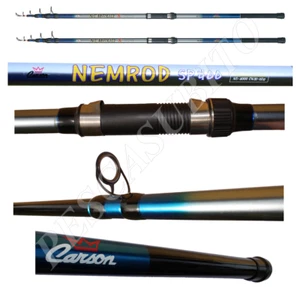 2 CANNE DA PESCA SURFCASTING E FONDO MARE AZIONE 80/150Gr SPIAGGIA ORATA MORMORA - Foto 1 di 1