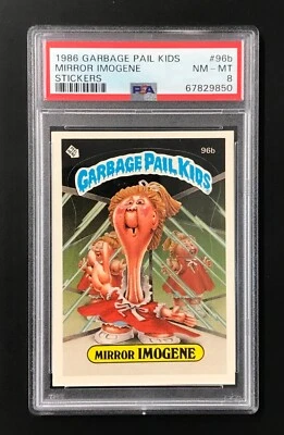 PSA 8 U.K Garbage Pail Kids Minis 1986 Series 3 Mirror Imogene #96b (POP OF 1!) - Image 1 of 3