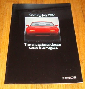 Original 1989 Mazda MX-5 Miata Sales Brochure Catalog - Picture 1 of 2