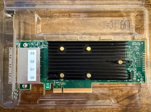 🔥🔥🔥 SAS9400-16E Broadcom 9400-16e 16 ports SAS-3 12 Gbit/s PCIe Tri-mode HBA - Photo 1/2