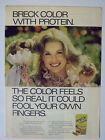 1974 Magazine Advertisement Page Breck Shampoo In Hair Color Dye Cute Woman Ad