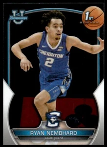 2022-23 Bowman Chrome University Ryan Nembhard Creighton Bluejays #96 - Picture 1 of 2