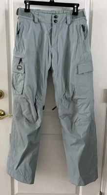 Helly Hansen 雪地裤女式小号蓝色滑雪滑雪板冬季科技卖家拥有 — 第 1/4 张图片