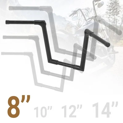 8/10/12/14in DNA Monster Ape Hanger 1.2"Bar Handlebar For Harley Softail 2001-17 - Изображение 1 из 4