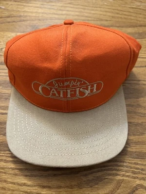 Chapéu Jumpin Catfish: bege e laranja, boné usado - Imagem 1 de 3