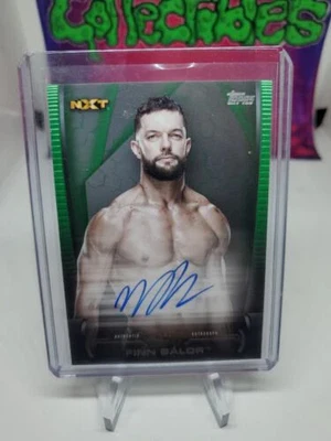 2021 Topps WWE Undisputed Finn Balor A-FB On Card Auto Green #42/50 - Image 1 of 4