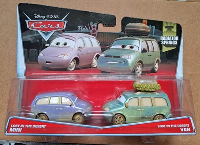CARS - LOST IN THE DESERT MINI & VAN- Mattel Disney Pixar - Immagine 1 di 4