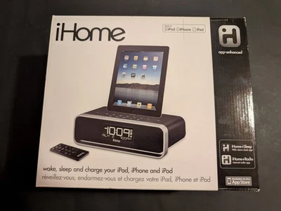 Radio FM estéreo reloj despertador doble iHome iD91 - negro Foto 1 de 4