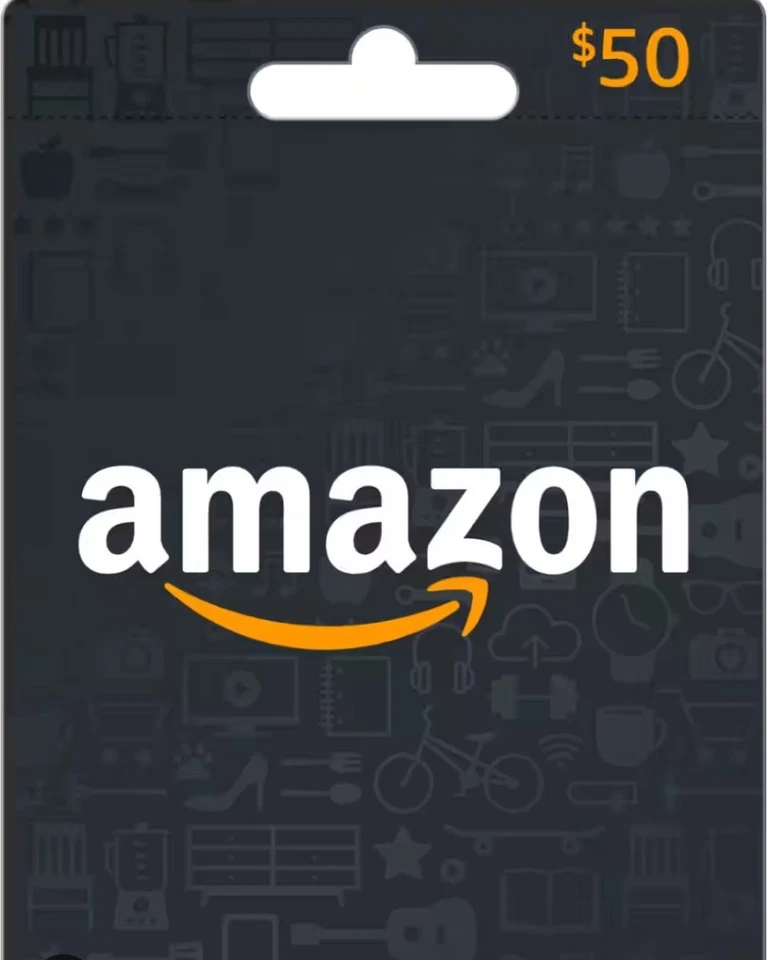 50 Dollar Amazon Gift Card Canadian. Code Only. Selling For 47.00 - Image 1 of 1