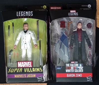Figura de acción Marvel Legends Winter Soldier Baron Zemo & Marvel's Jigsaw 6" nueva Foto 1 de 4