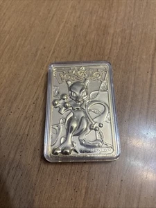 Pokemon Evolution Mewtwo 23K Gold Plated Card 1999 Certificate Of Authenticity - Picture 1 of 7